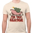 thumbnail image 2 of Sleigh Tis the Season Shirt Unisex 3X-Large Natural, 2 of 5