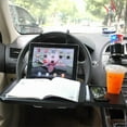 thumbnail image 2 of Multi-Functional Foldable Car Table Desk Mount Tray Laptop Notebook Table, 2 of 17