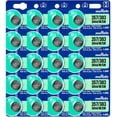 thumbnail image 1 of Murata 357/303 SR44/W/SW Battery 1.55V Silver Oxide Watch Button Cell (20 Batteries), 1 of 5