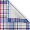 thumbnail image 3 of Ambesonne Checkered Kitchen Curtains, Country Style Soft, 55"x45", Violet Blue White Pink, 3 of 3