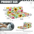 thumbnail image 7 of XYZCANDO Sunflower Roses RV Dinette Cushion Covers Universal RV Accessories Outdoor Travel Use Comfortable Bench Cushion Stretchable Couch Cover 2 Cushion Sofa Washable Sofa Cover Gifts for Friend, 7 of 7