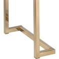thumbnail image 3 of Black Fabric & Champagne Finish Bench, 3 of 6