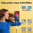 thumbnail image 5 of USB C to 3.5mm Headphone Adapter with USB C PD 3.0 Charging Port, Compatible for Samsung S21/S20+/S20 Ultra/S20/Note10+/Note10, Pixel 4 3 2 XL, iPad Pro 2020/2018, OnePlus and More, 5 of 8