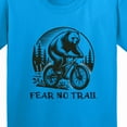thumbnail image 4 of Inktastic Mountain Biking Fear No Trail Youth T-Shirt, 4 of 5