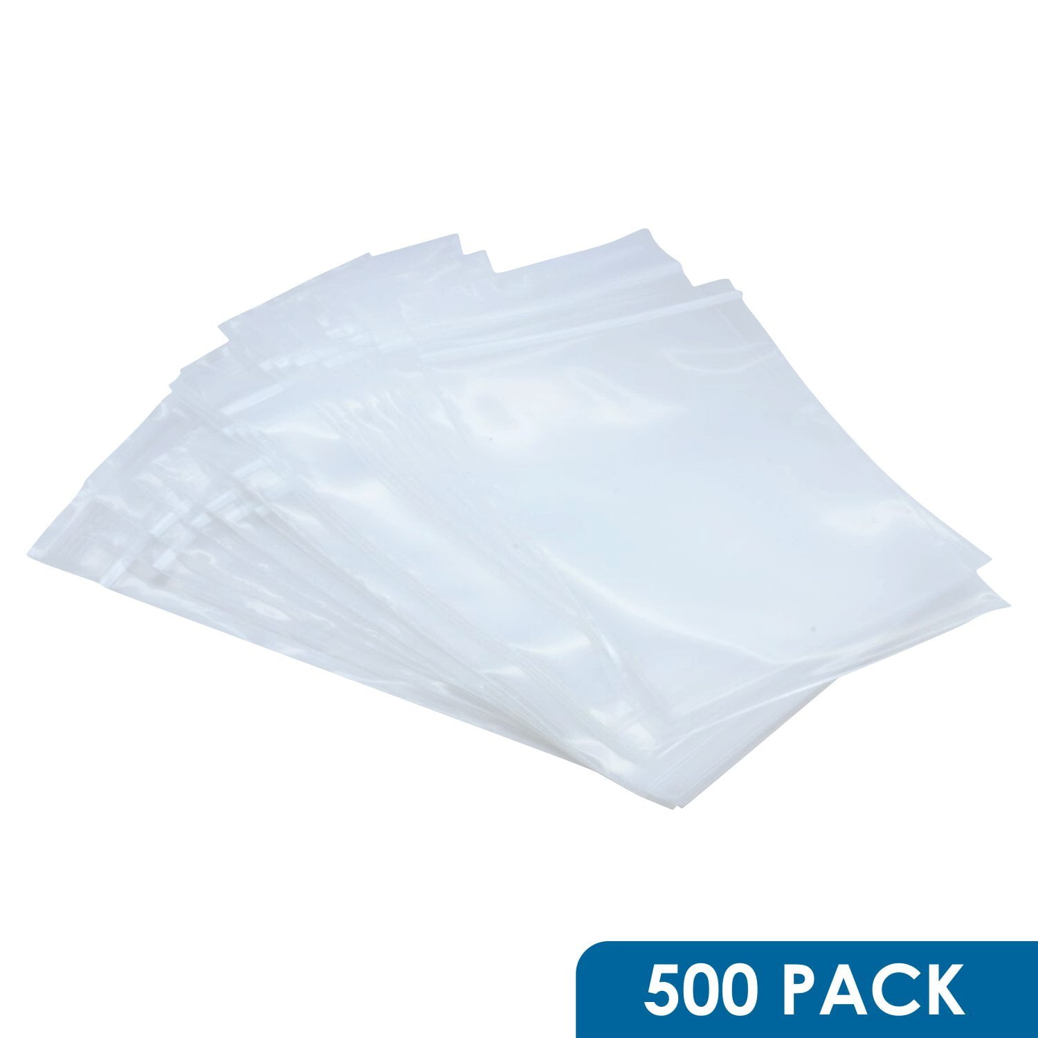 500 6 x 6" 4Mil Clear Reclosable Resealable Ziplock Zipper Poly Plastic Bags 