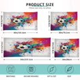 thumbnail image 2 of Football with Colorful Graffiti Plush Pillow Cases Standard Size Ultra Soft Warm Pillowcases with Zipper 20"x26", 2 of 9