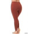 thumbnail image 5 of 2 Packs of Zenana Women Premium Cotton High Waist Full Ankle Length Leggings, 5 of 5