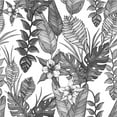 thumbnail image 3 of Grey Tropical Wallpaper Peel-and-Stick - 25"W x 125"H, 3 of 3
