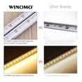 thumbnail image 4 of OULII led under cabinet lighting wired Aluminium LED Strip Bar Light 2pcs, 4 of 7