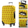 thumbnail image 5 of Yellow Sunflower Flower Pattern Luggage Cover Fashion Suitcase Cover Baggage Covers Fit 25-28 Inch Luggage (Go Travel), 5 of 5