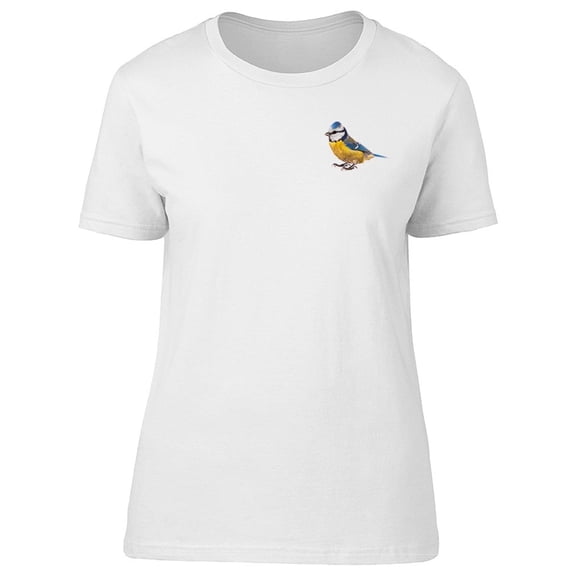 Cute Blue And Yellow Bird Tee Men's -Image by Shutterstock