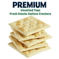 thumbnail image 3 of Premium Fresh Stacks Unsalted Tops Saltine Crackers, Travel Snacks, 14.2 oz (8 Multi Snack Packs) - pack of 2, 3 of 6