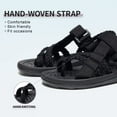 thumbnail image 4 of MEGNYA Women’s Arch Support Adjustable Hiking Sandal, Medium Width 2-inch Heel Black, 9, 4 of 8