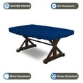 thumbnail image 3 of Poker Table Cover 18 Oz Waterproof - 100% Weather Resistant Outdoor Game Table Cover with Elastic at 4 Sides (96" W x 44" D x 8" H, Blue), 3 of 6