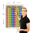 thumbnail image 3 of Counting 1 - 100 numbers EXTRA LARGE LAMINATED chart poster by Young N Refined, 3 of 4