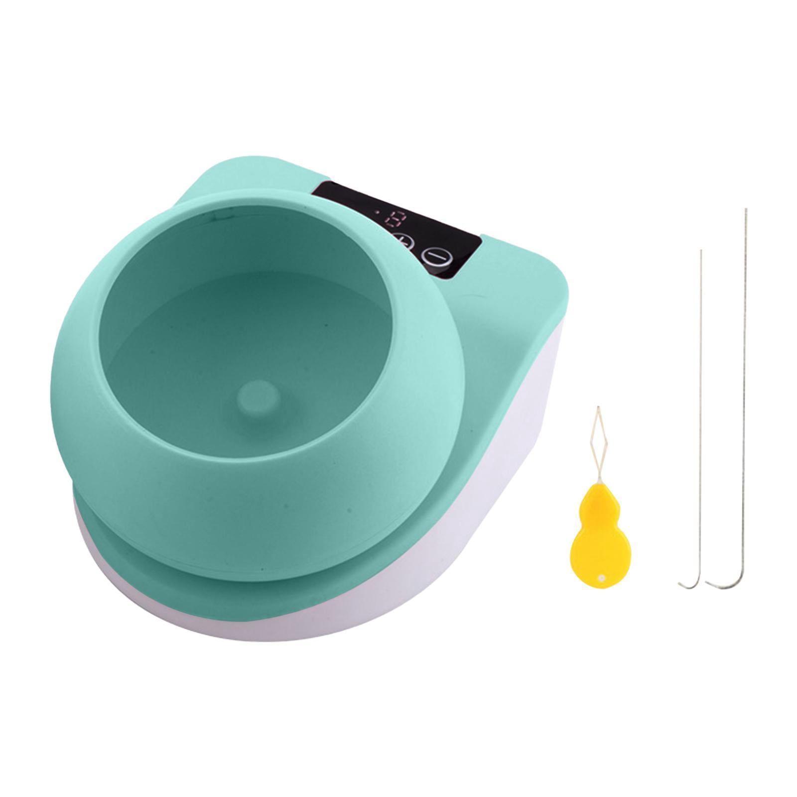 Milageto Automatic electric bead stringing machine, for efficient clay bead stringing, Green