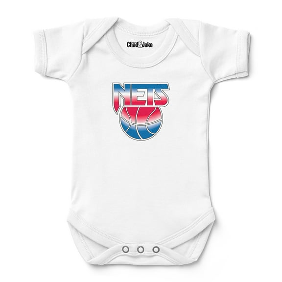 Newborn & Infant Chad & Jake White Brooklyn Nets Hardwood Classic Bodysuit