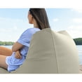 thumbnail image 4 of Jaxx Ponce Nautical Edition - Bean Bag Chair for Boat, Yacht & Watersports - Marine Vinyl, Mineral Gray, 4 of 4