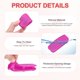 thumbnail image 2 of Uxcell 4-Pack Funda de Mango de Silicona Asistida, Resistente al Calor, Funda de Mango Antideslizante para Sartén de Hierro Fundido [Morado], 2 of 6