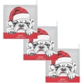 thumbnail image 6 of Coolnut Merry Christmas Baby Muslin Washcloths Face Towel, 3 PCS Cute Dog Burp Cloths Cotton Wipes Infant Wash Cloth for Newborn Boys Girls 12x12 inches, 6 of 6