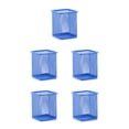 thumbnail image 3 of Portalápices de malla de metal Sidaley Cuadrado Azul, 3 of 6