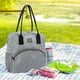 thumbnail image 1 of Fiudx Bolsa Térmica para Almuerzo, a Prueba de Fugas, Tela Duradera, Impermeable y Resistente a Las Manchas, Ideal para El Trabajo, La Escuela, Picnics y Viajes. Ligera. Tamaño: 27 X 27 X 16 Cm., 1 of 6