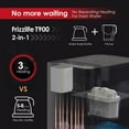 thumbnail image 3 of T900 Countertop Water Filtration System, Instant Hot Water Filter Dispenser, Reduce 99.9% PFAS, Lead, Chlorine, 120 OZ Water Tank Capacity, Zero Installation, 1 Filter Included, 3 of 6