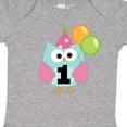 thumbnail image 4 of Inktastic 1st Birthday Party Girls Owl Girls Baby Bodysuit, 4 of 5