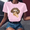thumbnail image 2 of Gibobby Playera de Manga Corta Casual Suave Camiseta manga corta divertida verano estampado Tops casuales para mujer Blusa para mujer(Rosa,XL), 2 of 3