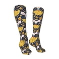 thumbnail image 3 of Pofeuu Mouse Cheese Print Stockings, Adult Running Hiking Socks for Youth and Adult-One Size, 3 of 8