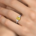 thumbnail image 4 of Gem Stone King 1.80 Ct Oval Yellow Citrine 925 Sterling Silver Ring, 4 of 6