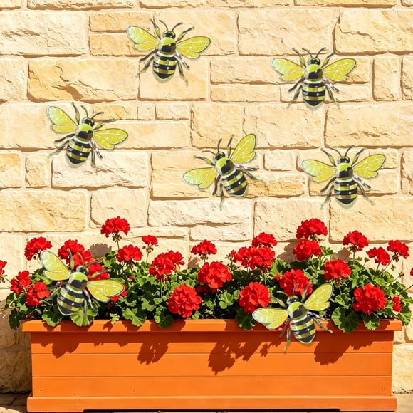 Iron Wall Hanging Garden Decoration | Painted Metal Butterfly Wall Art | Outdoor Courtyard Fence Decor | Weather Resistant Home Accent for Patio Balcony