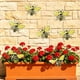 thumbnail image 1 of Adorno colgante de hierro para jardín – Adorno de mariposa de metal pintado a mano para valla exterior, patio o terraza – Artesanía rústica resistente a la intemperie, 1 of 6