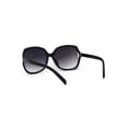thumbnail image 4 of Womens Oversize Thick Plastic Butterfly Diva Sunglasses Black Smoke, 4 of 4
