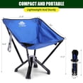 thumbnail image 2 of MTRVR Portable Camping Chair Folding Outdoor Chair, Camp Chair Lightweight Compact - Perfect for Outdoor, Beach, Travel, Lawn, Travel, Soccer Sports,BBQ - Supports up to 600 lbs, 2 of 9