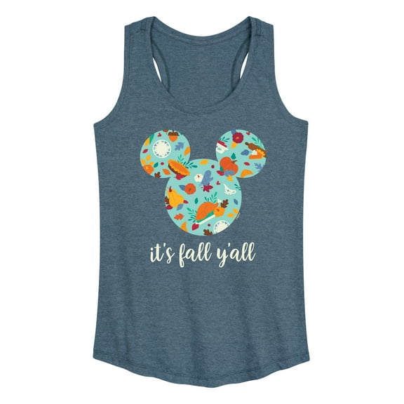 Mickey & Friends - Its Fall Yall - Women's Racerback Tank Top
