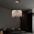 thumbnail image 5 of Living Room Lighting 16-inch Luxury Crystal LED Chandelier - Adjustable Height and Color Temperature (3000K-6000K) - Modern Chandelier for Living Room, Dining Room and Bedroom,Living Room Ceiling Lig, 5 of 10