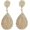 Gold Pierced, variant on Silver Plated Clear Rhinestone Dangle Earrings for Women Teardrop Cluster Drop Statement Earrings Party Prom Wedding Jewelry Gift for Mom Wife Sister