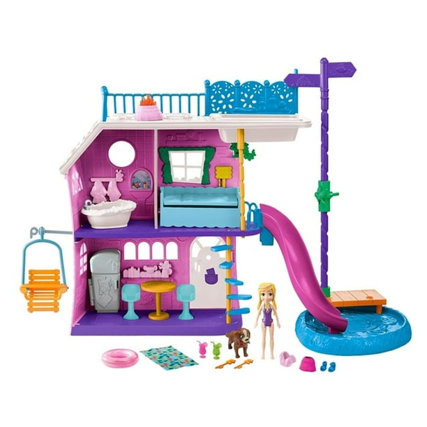 Playset Polly Pocket Casa De Vacaciones Walmart Set De Juego Polly - Main Image