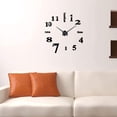 thumbnail image 5 of Reloj de pared 3D DIY para sala de estar, diseño moderno, efecto de decoración de lujo con espejo acrílico y espuma EVA, reloj de pared silencioso sin marco para oficina de hotel (tamaño ajustable), 5 of 5