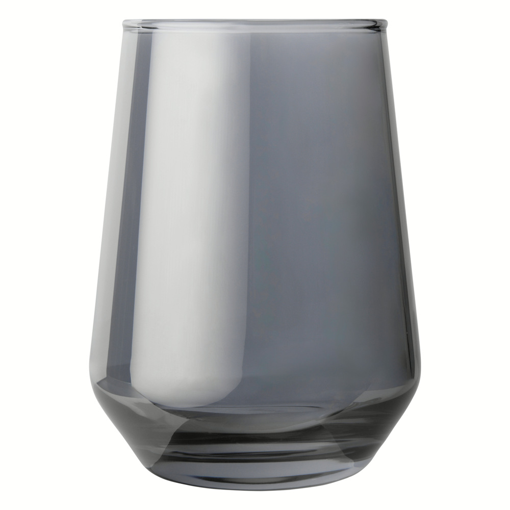 Thyme & Table Smoke Angled Stemless Wine Glasses, Set of 4 photo 3