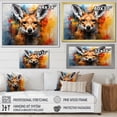 thumbnail image 4 of Designart "Kangaroo Bound composition" Animals Floater Framed Canvas Wall Art, 4 of 7