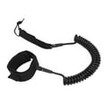 thumbnail image 4 of Surfboard Leash, 0.28in Diameter 7-12ft Stainless Steel Connection Coiled Spring Safe Surfing Leash, Adjustable Leg Rope Foot Rope With Ankle Cuff For SUP Paddle Board, Longboard,, 4 of 8
