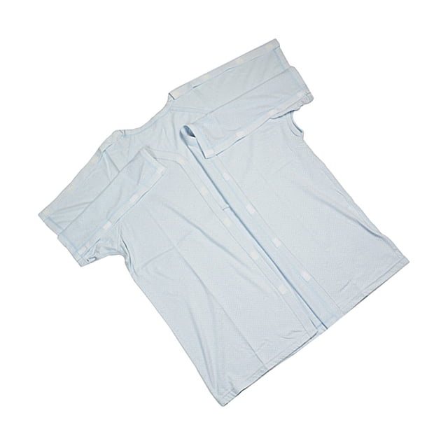 Guardurnaity Traje de paciente con cuello en V, camisa de manga corta reutilizable a la moda, blusa, Tops holgados portátiles, absorción de sudor con masajeadores Guardurnaity CE013447-00
