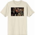 thumbnail image 4 of A Nightmare On Elm Street Freddy Smoking Men's Natural Crew Neck Short Sleeve Tee-Small, 4 of 6