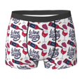 thumbnail image 6 of Men's Boxer Briefs, Wine Bottle Print No.9035 Soft Comfy Mens Underwear Boxer Briefs Breathable With Widen Waist, 6 of 7