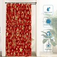 thumbnail image 3 of Christmas Celebration Decor Shower Curtain,Red Christmas Checkered Bathroom Decor Polyester Fiber Plastic Rings Quick-Drying Waterproof for Bathtubs/Bathroom, 72x36 inches, 3 of 6