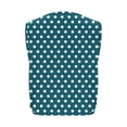 thumbnail image 3 of Fewfanhot Women's Polka Dot Print Sleeveless Workout Crop Top, Loose Fit Racerback Gym Tank, Lightweight Breathable Summer Athletic Shirt, 3 of 7
