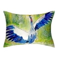 thumbnail image 2 of Dancing Crane No Cord Pillow 16x20, 2 of 3