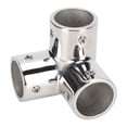 thumbnail image 2 of 3 Way Corner Elbow, Corner Tee Joint 316 Stainless Steel Easy Installation Standard Size Stable  For Fiberglass Yachts For Inflatable Boats Φ22mm, 2 of 8